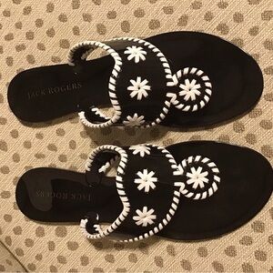 NWT Jack Rogers black jelly sandals size 11